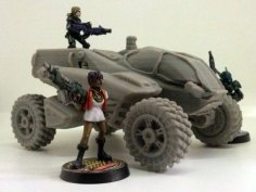 MONTARAZ 28mm Scifi ATV 3D Printer Model