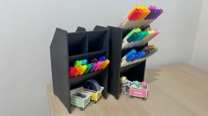 Q1 Pen Holder 3D Printer Model