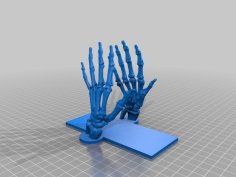 Skeleton Hands Napkin Holder 3D Printer Model