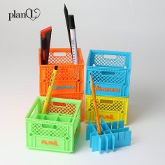 Penholder Crate Box 3D Printer Model