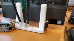 Notebook Stand With Pen, Usb And Sd Card Holder 3D Printer Model