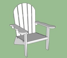 Adirondack Chair 3D Printer Model