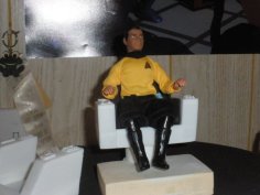 TOS Kirk’s Chair Mego Scale 3D Printer Model