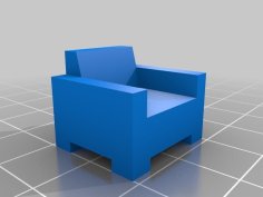 Armchair 3D Printer Model