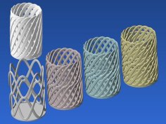 Pencil Pots (Saturday Doodle) 3D Printer Model