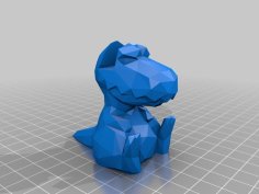 Dino Glasses Holder 3D Printer Model