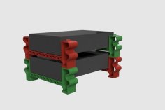 Stackable External Hdd Holder 3D Printer Model