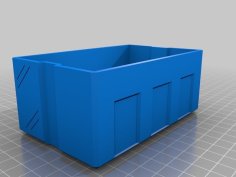 Stackable Sci-fi Crate 3D Printer Model