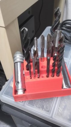 Drills And Threading Holder 3D Printer Model