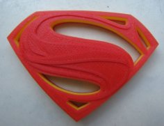 Man Of Steel Superman Logo 3D Printer Model