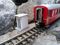 RhB – Kabelhäuschen (small Cable House) (1:45 – 0 Scale) 3D Printer Model