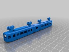 Wuppertaler Schwebebahn N-Scale (wuppertal Overhead Railway) 3D Printer Model