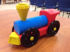 Miniature Train 3D Printer Model