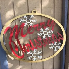 Laser Cut Xmas Decorations SVG File