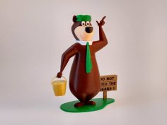 Yogi Bear 3D Printer Model