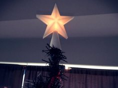 Desktop Christmas Tree Star Topper 3D Printer Model