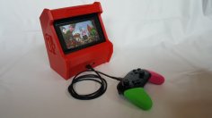 Nintendo Switch Arcade Cabinet 3D Printer Model