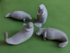 Molly The Manatee 3D Printer Model