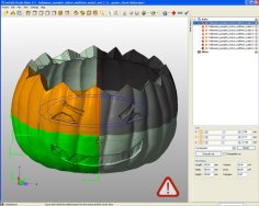 MASSIVE ! Hollow Halloween Pumpkin Challenge 3D Printer Model