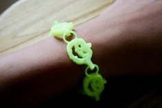 Halloween Pumpkin Bracelet 3D Printer Model