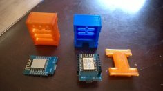 WEMOS D1 Mini 3D Printed Case 3D Printer Model