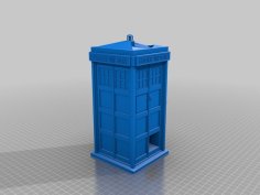 TARDIS Dice Tower 3D Printer Model