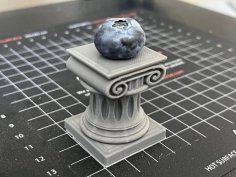 Mini Ionic Column – Tiny Object Display Podium 3D Printer Model