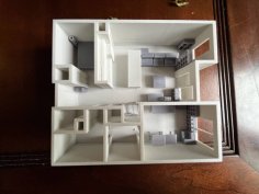 Mini Apartment Model : Scale 1in = 5ft 3D Printer Model