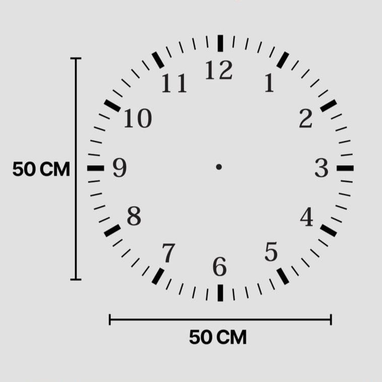 Laser Cut Modern Wall Clock Large Decorative Timepiece