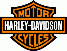 Harley Davidson Logo Vector Free Vector