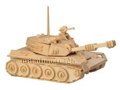 Laser Cut Wooden Battle Tank