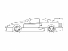 Plik dxf Ferrari 2