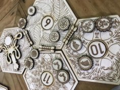 Laser Cut CATAN Game Of Thrones Inspired