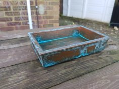 Rectangular Modern Bonsai Pot – No Support Print, With Drainage Holes 3D Printer Model