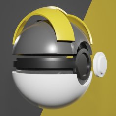 Ultra Ball-pokemon(Max Quality) 3D Printer Model