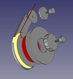 Fletching Tape Dispenser 3D Printer Model