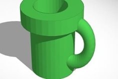 Super Mario Pipe Mug 3D Printer Model