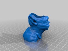 Yoda Micro Vase 3D Printer Model