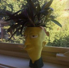 Sideshow Bob Planter 3D Printer Model