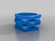 Hexagonal Flower Vase 3D Printer Model