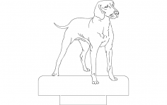 Dog 1 dxf File