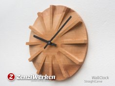 Laser Cut Clock Face “StraightCarve” CNC