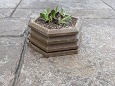 Hexagon Planter 3D Printer Model