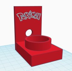 Single Pokeball Plus Dockingstation 3D Printer Model