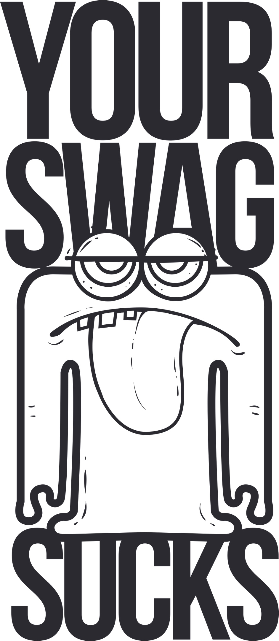 Design della maglietta Swag