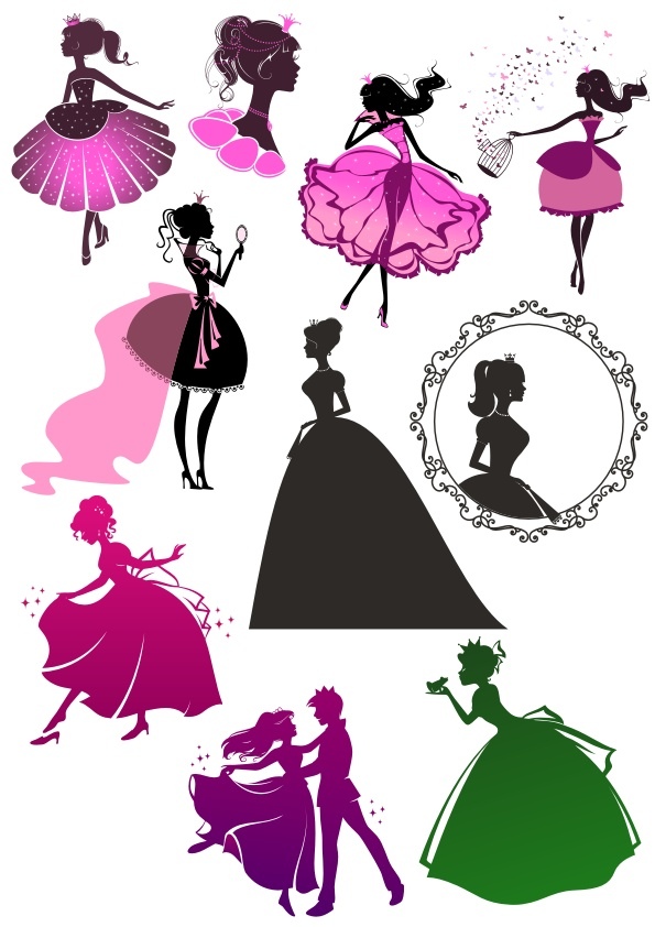 Sticker Mural Sticker Princesse Fille Belle Cendrillon