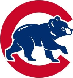 Laser Cut Chicago Cubs Logo – AWESOME