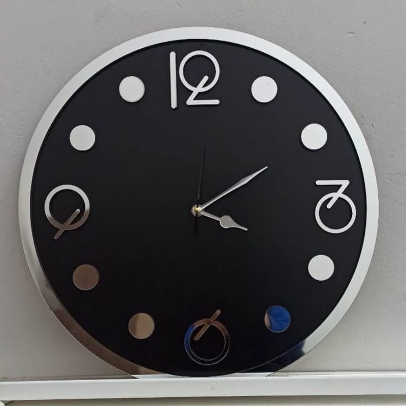 Laser Cut Modern Acrylic Wall Clock