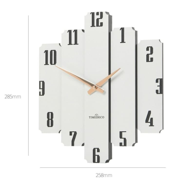 Laser Cut Creative Modern Wall Clock