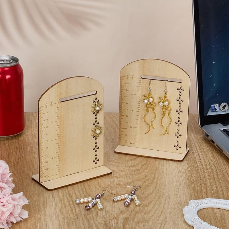 Laser Cut Earring Measurement Display Stand
